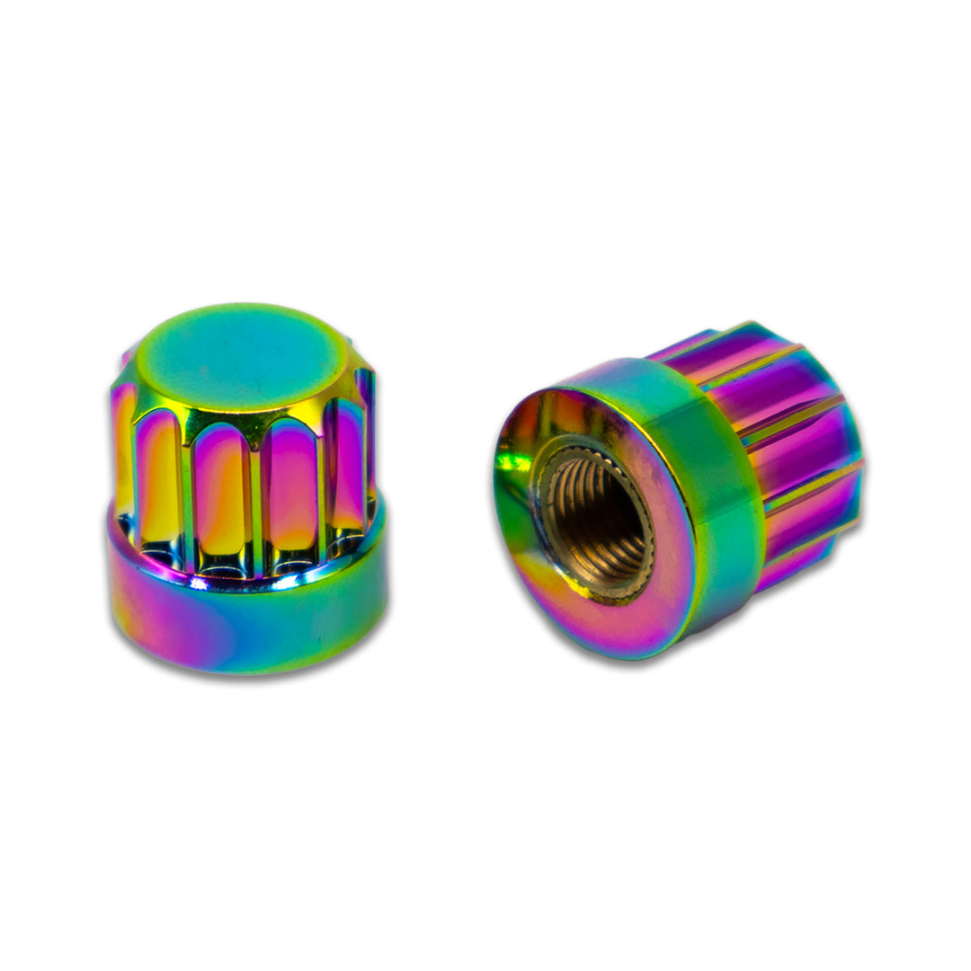 BILLET BMX Deez Nuts 12 Point Valve Stem Caps (2 Pack)