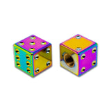 BILLET BMX Full Size Dice Valve Stem Caps (2 Pack)