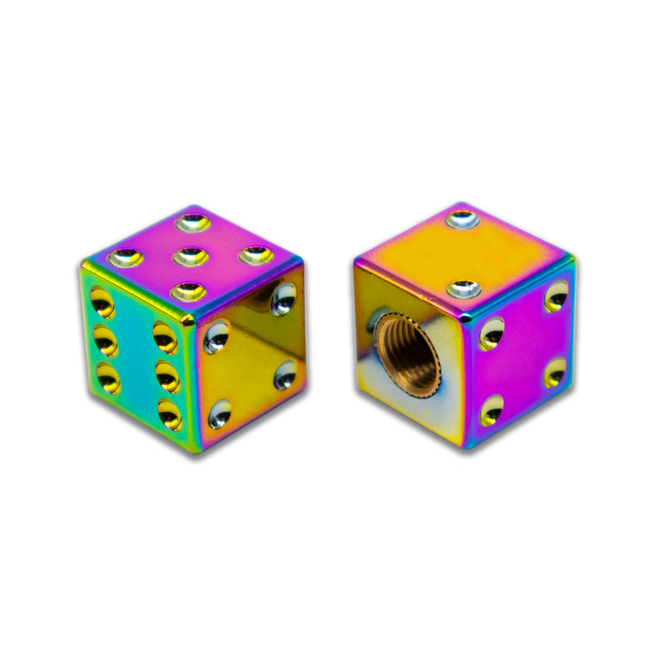 BILLET BMX Full Size Dice Valve Stem Caps (2 Pack)