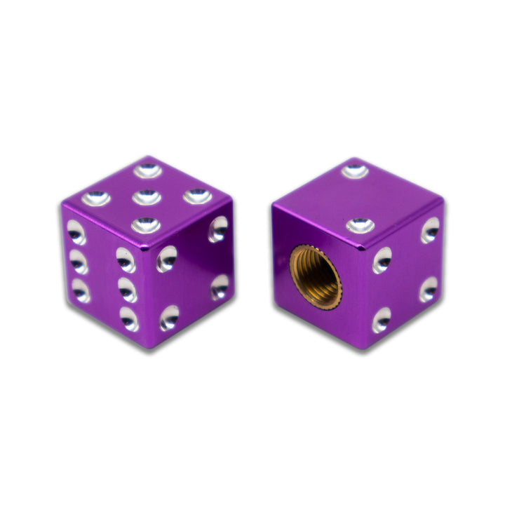 BILLET BMX Full Size Dice Valve Stem Caps (2 Pack)