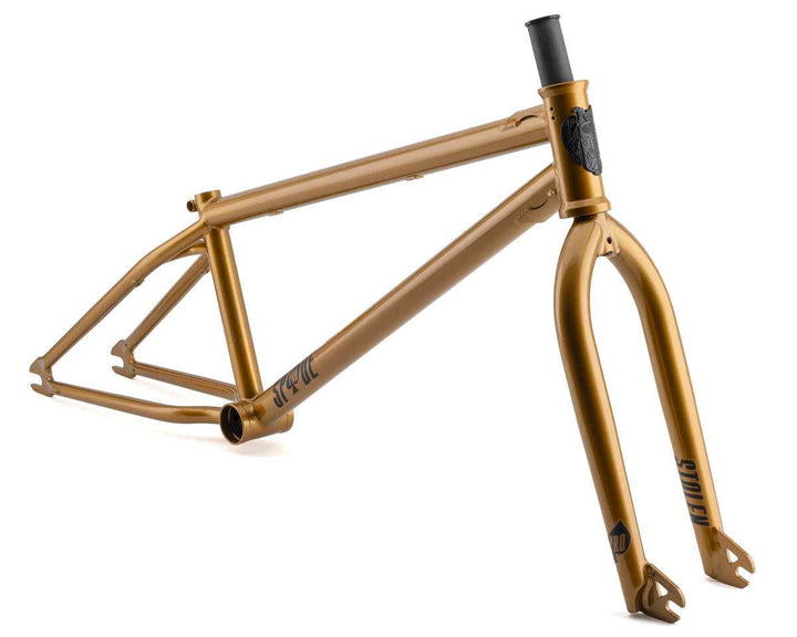 22" SPADE PRO FRAME FRAME & FORK KIT, GOLD Bicycle Frames S108