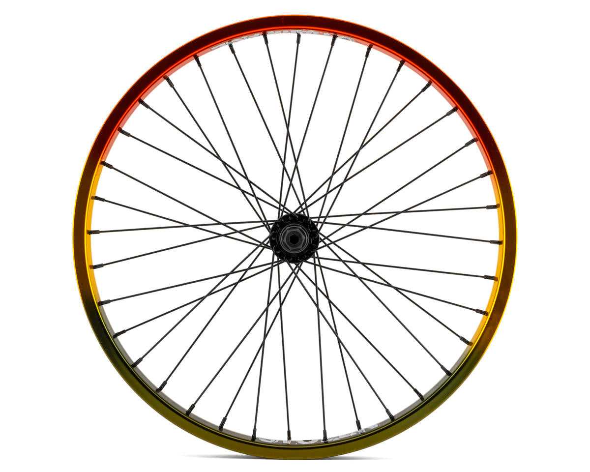 20" RAMPAGE FRONT FEMALE AXLE WHEEL RASTA Bicycle Wheels S2491