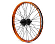 20" RAMPAGE PRO STREET REAR CASSETTE WHEEL, ORANGE / BLACK SPLATTER Bicycle Wheels S2497