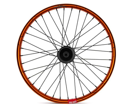 RAMPAGE PRO STREET REAR FREECOASTER WHEEL, ORANGE / BLACK SPLATTER Bicycle Wheels S2496