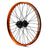 RAMPAGE PRO STREET REAR FREECOASTER WHEEL, ORANGE / BLACK SPLATTER Bicycle Wheels S2496
