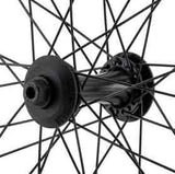 20" RAMPAGE PRO STREET FRONT FEMALE AXLE WHEEL, ORANGE / BLACK SPLATTER Bicycle Wheels S2497