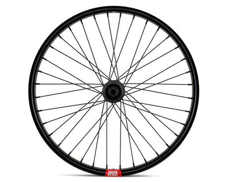 20" RAMPAGE PRO STREET FRONT FEMALE AXLE WHEEL, BLACK Bicycle Wheels S483