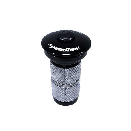 Speedline Parts | 1 1/8" Black Expander Plug and Top Cap Headsets SL-118-COM