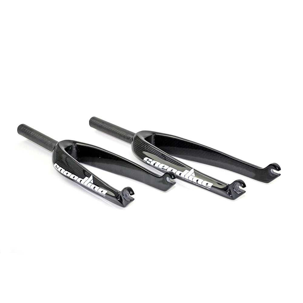 Speedline Parts | Elite Carbon Fiber BMX Pro and Pro Cruiser Race Fork - 3/8" Dropouts Forks SL-20S-BLK