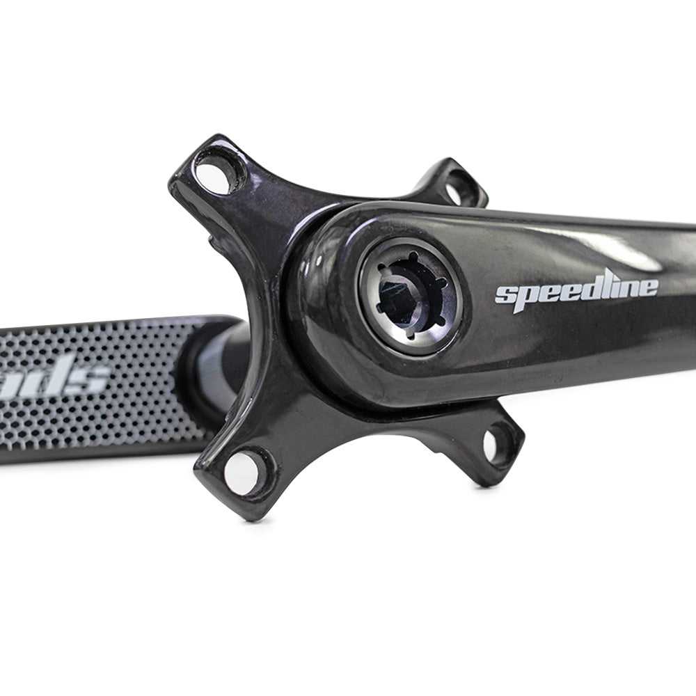 Speedline Parts | Elite Carbon Hollow Carbon Fiber BMX Race Cranks Cranks SL-C65-BLK