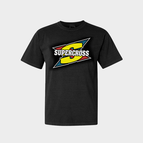 Supercross BMX | 1995 Slant Logo T-Shirt Apparel SX-95-YLK