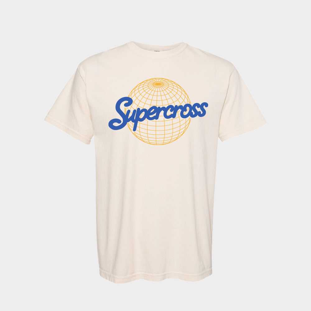 Supercross BMX | Blue Global T-Shirt Apparel SXT-GLB-BLU-YLG