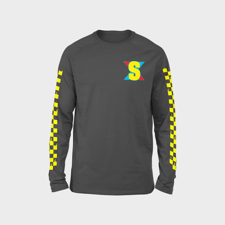 Supercross BMX | Riding Fast and Haul Ass Long Sleeve T-Shirt Apparel SXT-RFH-YLG