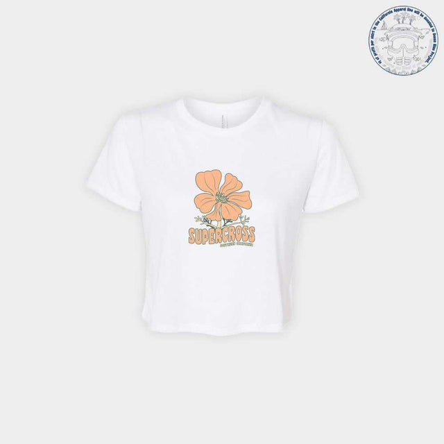 Supercross BMX | Trippy Botanical Poppy Womens Shirt Apparel WTL-WC-WAS