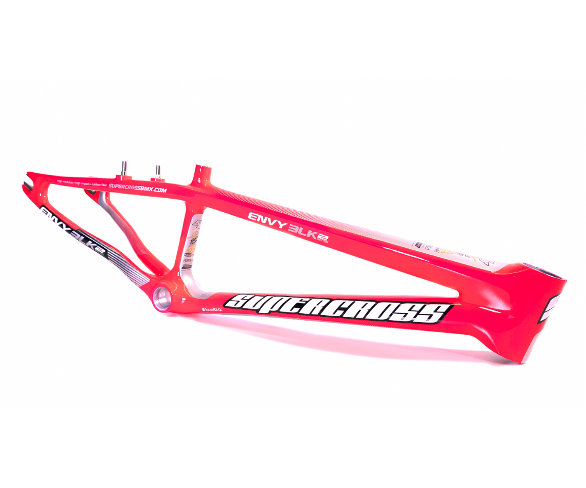 Supercross BMX | ENVY BLK 2 - Carbon Fiber BMX Race Frame Frames EB2-JNR-GCS