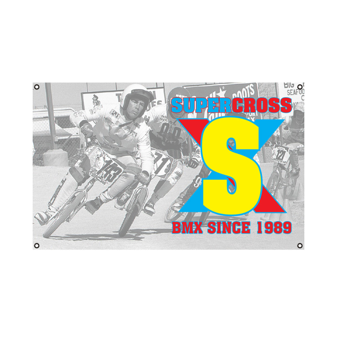 Supercross BMX | Retro 3x5 Flag Banner SX-FLAG-RETRO
