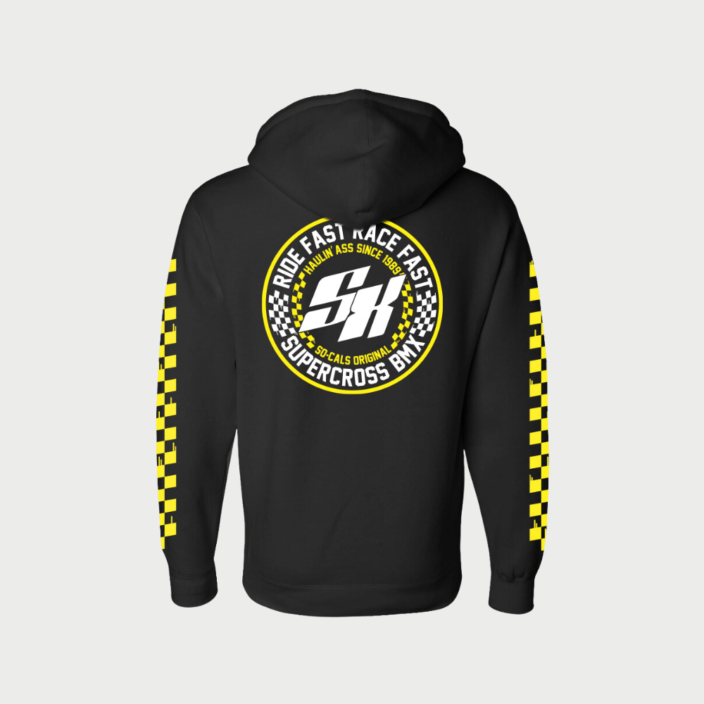 Supercross BMX | Ride Fast Race Fast Pullover Hoodie Apparel SX-RFRF-BXS