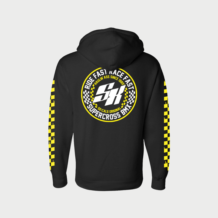 Supercross BMX | Ride Fast Race Fast Pullover Hoodie Apparel SX-RFRF-BXS