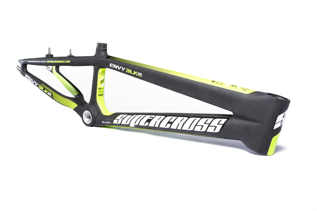 Supercross BMX | ENVY BLK 2 - Carbon Fiber BMX Race Frame Frames EB2-JNR-GCS