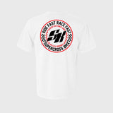 Supercross BMX | White Speed Checks T-Shirt Apparel SXT-WSCT-ASM