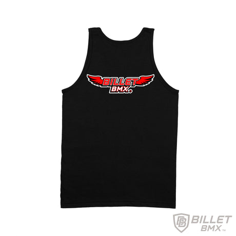 BILLET BMX FLYING WING LOGO TANK TOP BILTANK-2-BLK-S