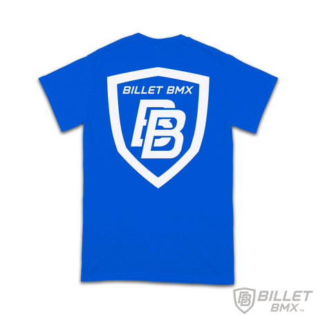 BILLET BMX SHIELD LOGO T-SHIRT BLUE BIL-TSHIRT-1-BLU-S