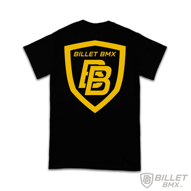 BILLET BMX SHIELD LOGO T-SHIRT GOLD BIL-TSHIRT-1-GLD-S