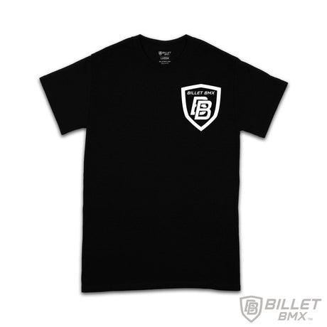 BILLET BMX SHIELD LOGO T-SHIRT BLACK BIL-TSHIRT-1-BLK-S