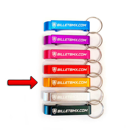 Billet BMX Bottle Opener Key Chain BIL-BOTTLE-KEYCHAIN-BLU