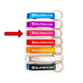 Billet BMX Bottle Opener Key Chain BIL-BOTTLE-KEYCHAIN-BLU