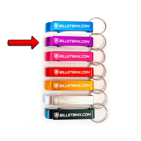Billet BMX Bottle Opener Key Chain BIL-BOTTLE-KEYCHAIN-BLU