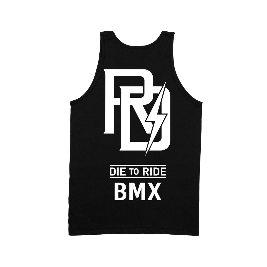 Die to Ride BMX - DR Lightning BMX - Mens Tank Top - Black
