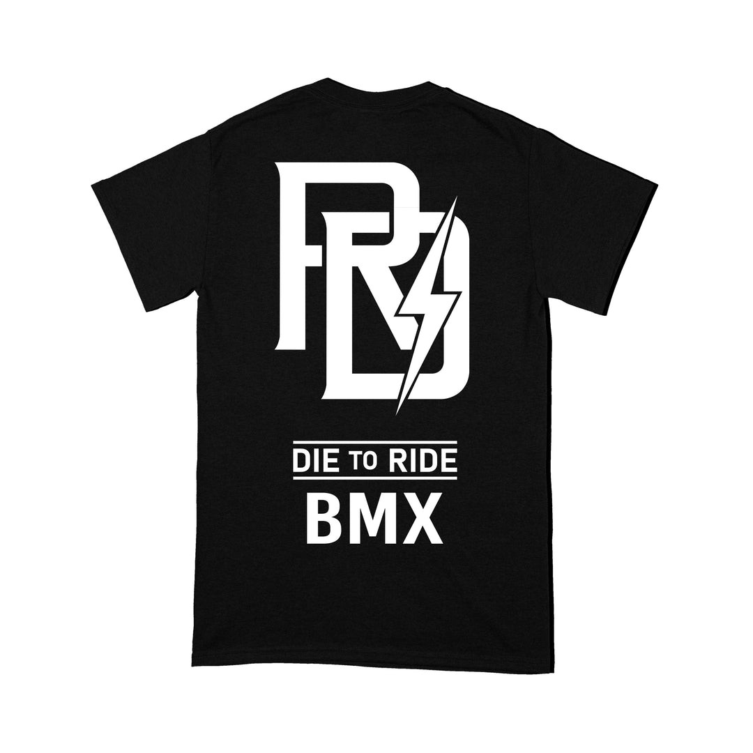 Die to Ride BMX - DR Lightning BMX - Mens T-Shirt - Black