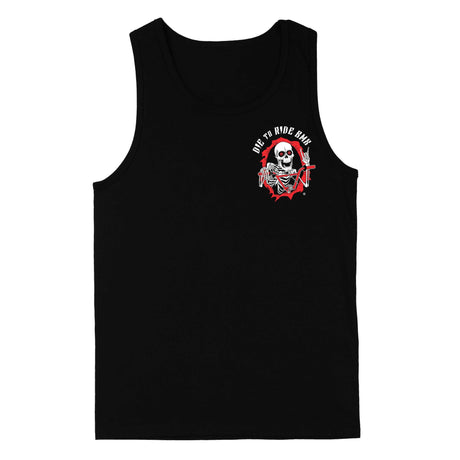 Die to Ride BMX - Big Skull Ripper - Mens Tank Top - Black Tank Top R/D100BK03-M