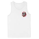 Die to Ride BMX - Big Skull Ripper - Mens Tank Top - White Tank Top R/D100WH03-M