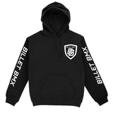 BILLET BMX SHIELD LOGO PULL OVER HOODIE BLACK BIL-HOODIE-1-BLK-S