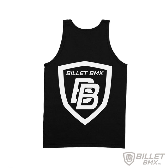 BILLET BMX SHIELD TANK TOP BLACK BIL-TANK-1-BLK-S