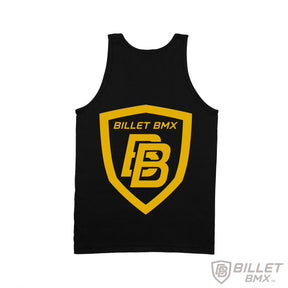 BILLET BMX SHIELD TANK TOP GOLD BIL-TANK-1-GLD-S