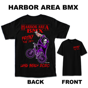 Harbor Area BMX "Friday the 16th" Mens T-Shirt Black Limited Edition T-Shirt R/D99BK01-S