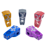 BILLET BMX SHIELD TOP LOAD STEM 57MM COLLECTOR SERIES STEMS BIL-STEM-57-SHIELD-RED