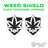 BILLET BMX WEED LEAF SHIELD UPGRADE FOR CHAIN TENSIONERS (2 Pack) CHAIN TENSIONERS BIL-SHIELD-WEED-GRN